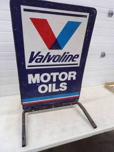 Valvoline Motor Oils Curb Metal Sign