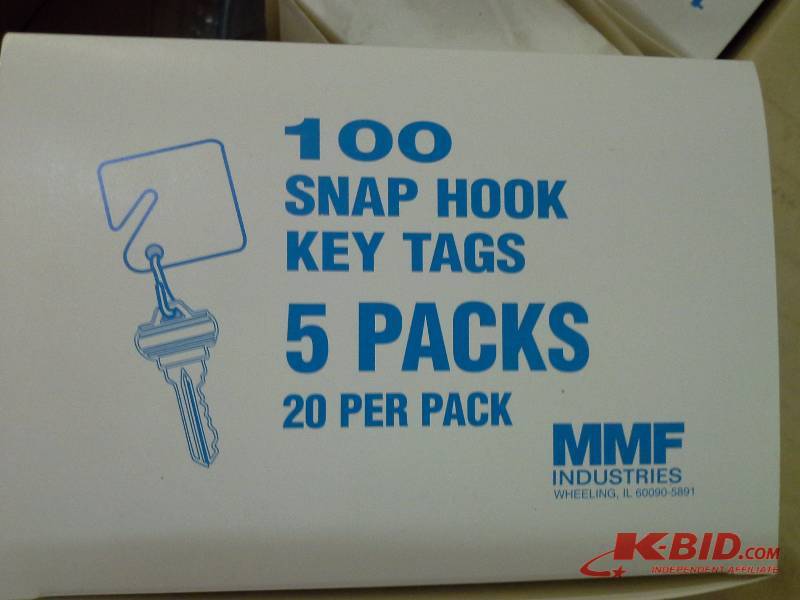 500 Snap Hook Key Tags