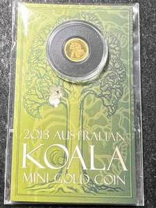 2013 AUSTRALIAN KOALA HALF GRAM .9999 FINE GOLD