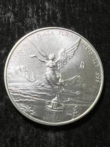 2015 MEXICAN LIBERTAD 1 TROY OZ .999 FINE SILVER
