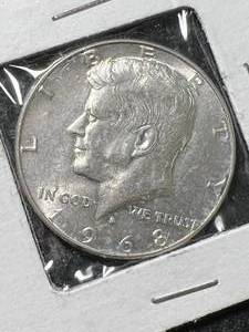 1968 US KENNEDY HALF DOLLAR