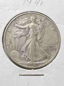 1941-D US WALKING LIBERTY HALF DOLLAR