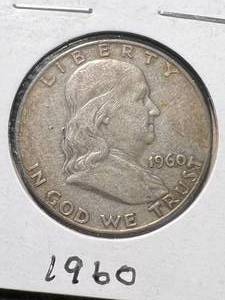 1960-D US FRANKLIN HALF DOLLAR