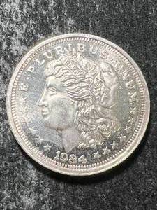 1 TROY OZ .999 FINE SILVER 1984 MORGAN DOLLAR ROUND