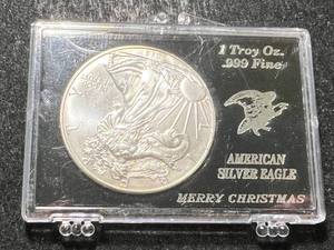 2013 AMERICAN SILVER EAGLE 1 TROY OZ .999 FINE SILVER IN CASE