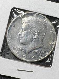 1966 US KENNEDY HALF DOLLAR