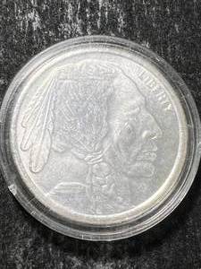 1 TROY OZ .999 FINE SILVER BUFFALO INDIAN ROUND IN AIRTITE