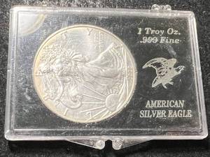 2020 AMERICAN SILVER EAGLE 1 TROY OZ .999 FINE SILVER IN CASE