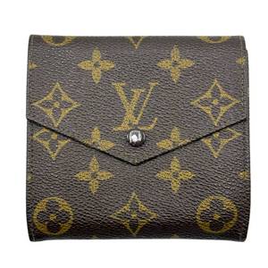 Louis Vuitton Monogram Canvas Envelope Coin Purse Wallet Pre-Owned Retail $450
