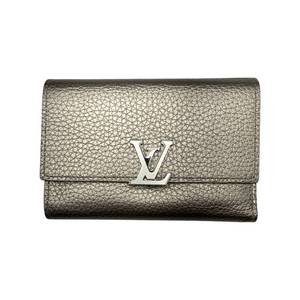 Louis Vuitton Metallic Taurillon Leather Capucines Wallet  Box Pre-Owned Retail $1,400