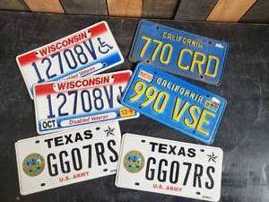 Nice Lot of Collectible License Plates