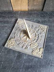 Heavy Cast Iron Sundial for the Garden