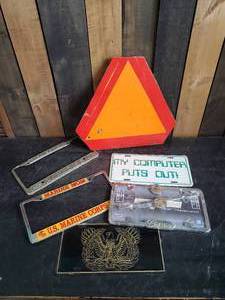 Large group of License Plate Frames Very Collectible