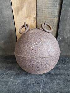 Genuine Vintage Steel Fishing Buoy