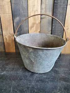 Super Rare Copper Bucket Early 20th Century