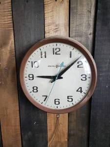 1960s Working General Electric School Clock - Nice