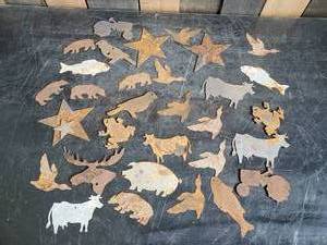 30 Metal Animal Cut-outs  Perfect for Art and Dcor