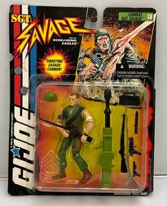 1994 GI Joe SGT. SAVAGE Combat SGT. SAVAGE 2 Action Figure On Original Card