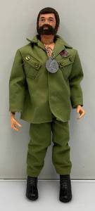 1964 Vintage Talking Adventure Team Commander WKung-Fu Grip (Voice Box Mumbles)