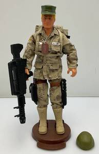 1990s 12 GI joe DUKE Action Figure With Extras (Seems Complete)