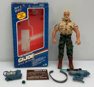 Pre-Owned 1992 12 GI Joe Hall Of Fame (Rock N Roll) Action Figure (With Original Box) Seems Complete