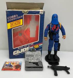 Pre-Owned 1992 12 GI Joe Hall Of Fame (Cobra Commander) Action Figure (With Original Box) Seems Complete