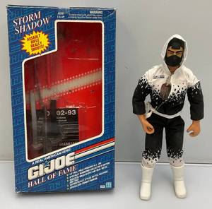 Pre-Owned 1992 12 GI Joe Hall Of Fame (Storm Shadow) Action Figure (With Original Box) Seems Complete