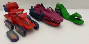 Misc. Vintage 1980s MOTU Masters Of The Universe Vehicles (Missing Pieces Or Broken Parts Present)