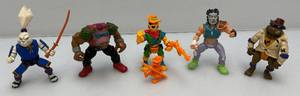 1980s - 90s TMNT Action Figures (Some Complete With Weapons)