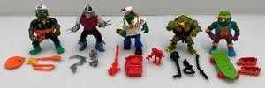 1980s - 90s TMNT Action Figures (Complete With Weapons)