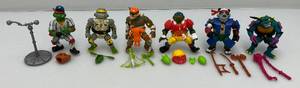 1980s - 90s TMNT Action Figures (Complete With Weapons)