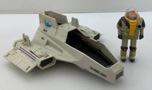 Vintage GI Joe Sharc With Action Figure (Mostly Complete Missing A Couple Pieces)