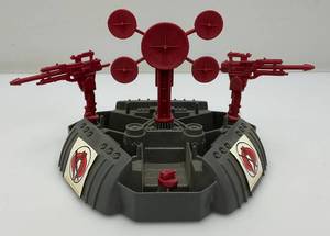 1988 GI Joe Cobra Battle Barge (Missing One Gun)