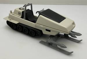 1983 G I Joe Polar Battle Bear Skimobile (Complete But Ski Mount Pegs Broke)