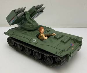 1983 GI Joe Wolverine With Cover Girl Action Figure (Missing One Missile)