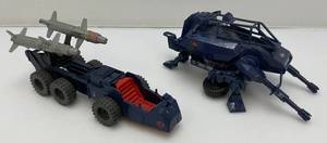 1984 GI Joe Cobra A.S.P. Assault System Pod & 1988 GI Joe Cobra Adder ARAH (Both Missing Some Pieces)