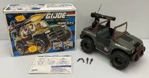 1993 GI Joe RHINO G.P.V. Heavy Duty Ground Patrol Vehicle With Original Box (Missing Machine Gun Otherwise Complete) For 12 Figures