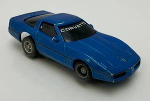 1980s TYCO Blue Chevy Corvette H.O. Slot Car (Great Condition)