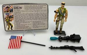 1991 GI Joe (Gung-Ho) Action Figure With File Card And More (Almost Complete)