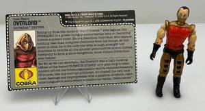 1990 GI Joe (OVERLORD) Dictator Driver Action Figure With File Card