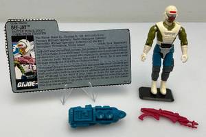 1989 GI Joe (DEE-JAY) Action Figure With File Card And More (Almost Complete)