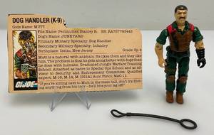 1984 GI Joe (Junkyard) Action Figure With File Card And More (Almost Complete)