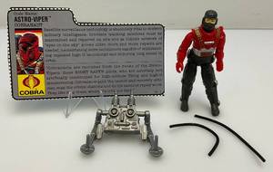 1988 GI Joe (ASTRO VIPER Cobranaut Action Figure With File Card And More (Almost Complete)