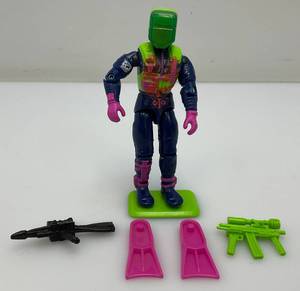 1992 GI Joe (DEEP SIX) Action Figure With Some Pieces
