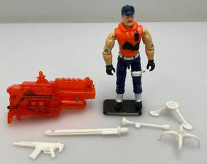 1992 GI Joe Drug Elimination Force (CUTTER) Action Figure And More (Almost Complete Only Missing Card)