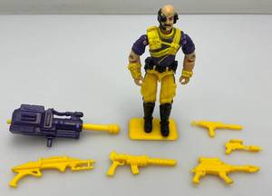 1993 GI Joe (Dr. MINDBENDER) Action Figure And More (Almost Complete) Missing Card