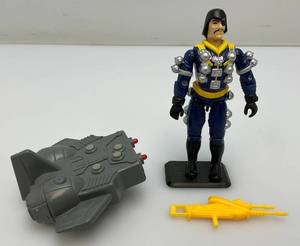1993 GI Joe Super Sonic Fighters (MAJOR BLUDD) Action Figure And More (Almost Complete) Missing Card