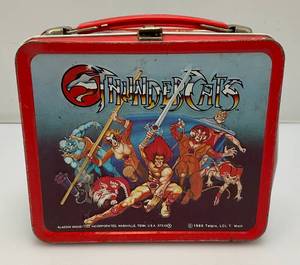 1985 Thundercats Metal Embossed Lunchbox (No Thermos)