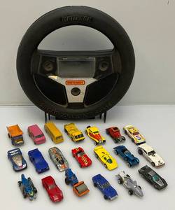 Vintage MATCHBOX Collectors Case With Misc. Miniature Cars (Latch Broke)