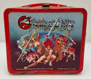 1985 Thundercats Metal Embossed Lunchbox (No Thermos)